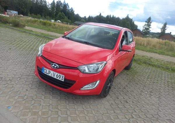 hyundai małopolskie Hyundai i20 cena 22500 przebieg: 138700, rok produkcji 2013 z Nowe Brzesko